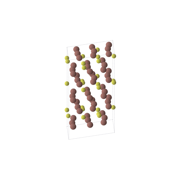 Crystal structure of Tl2S (trigonal, R3 (No. 146))