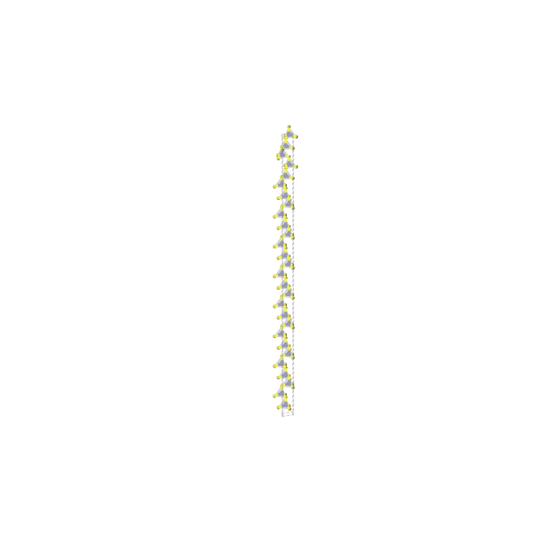 Crystal structure of ZnS (trigonal, P3m1 (No. 156))