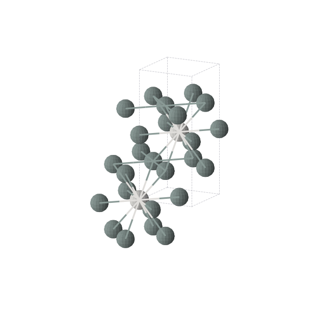 Crystal structure of ScSn3 (tetragonal, I4/mmm (No. 139))