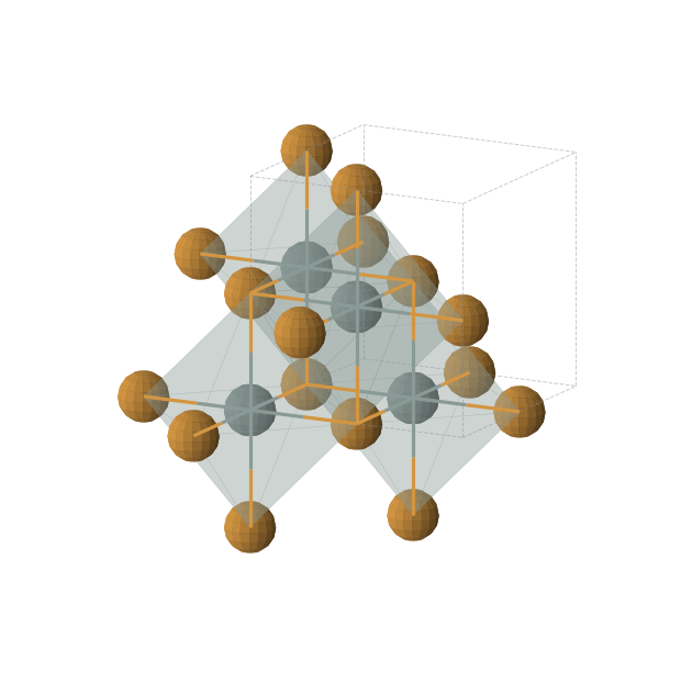 Crystal structure of SnTe (cubic, Fm-3m (No. 225))