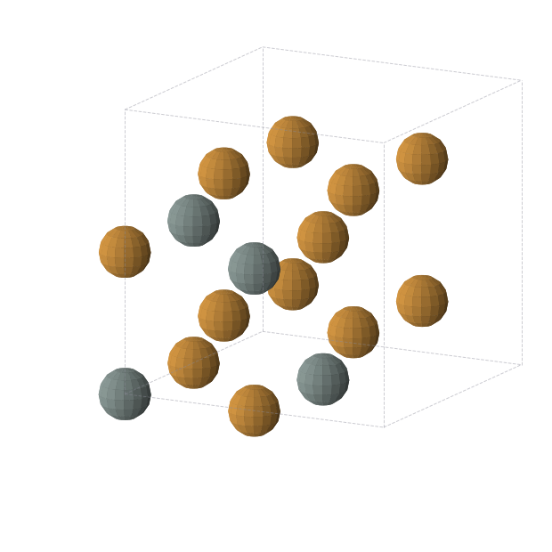 Crystal structure of SnTe3 (cubic, Fm-3m (No. 225))