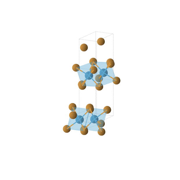 Crystal structure of Te2W (orthorhombic, Pmn21 (No. 31))