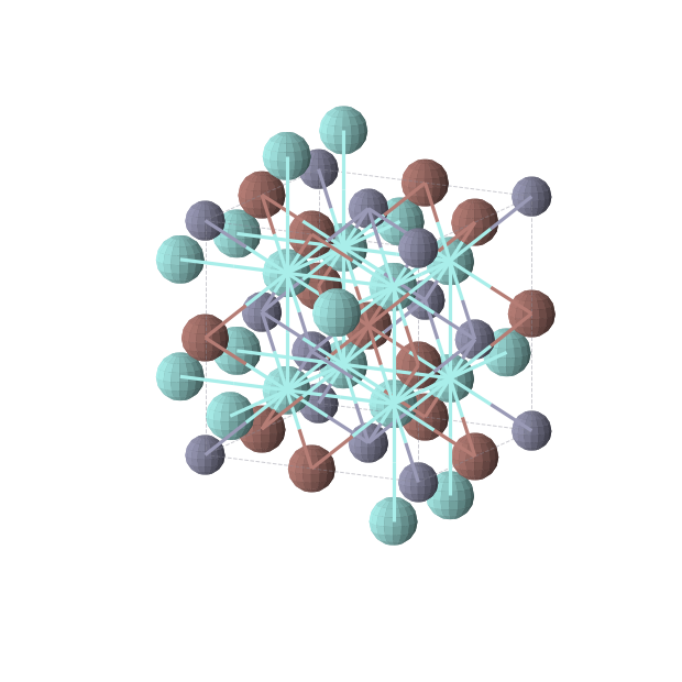 Crystal structure of Tl1Y2Zn1 (cubic, Fm-3m (No. 225))