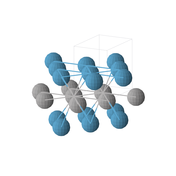 Crystal structure of VW (orthorhombic, Cmmm (No. 65))