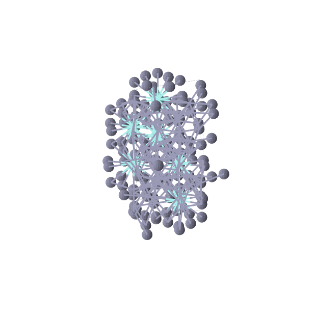 Crystal structure of Y2Zn17 (trigonal, R-3m (No. 166))